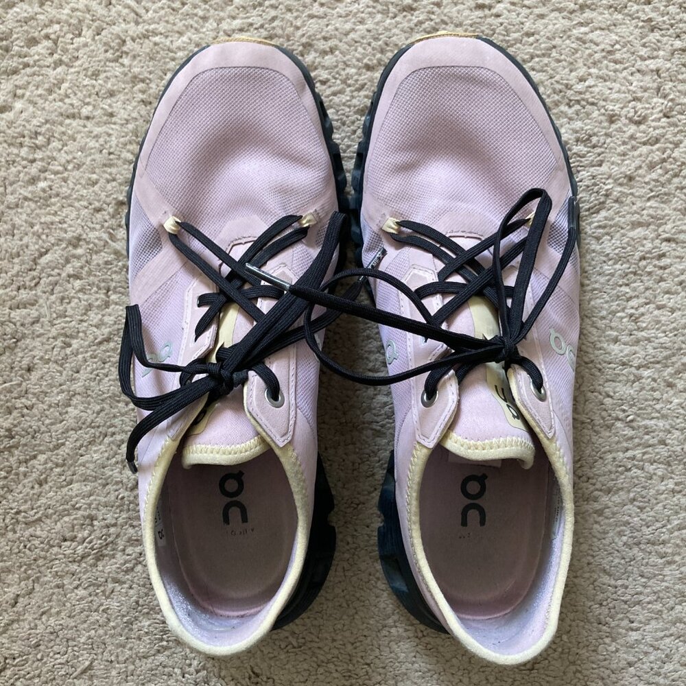 On Running Cloud X 3 AD mauve women's sneakers size 10 - Picture 5 of 8